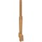 Ekena Millwork Kennewick Rough Sawn Timber Gable Bracket, Western Red Cedar, 72"W x 33"H x 2"D x 4"F, 11/12 Pitch GBW072X33X0204KEN00RWR - alternate 5